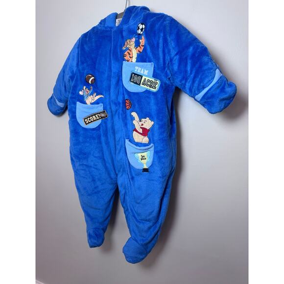 Disney Winnie the Pooh vintage baby bunting size 6-9 months - Picture 3 of 15